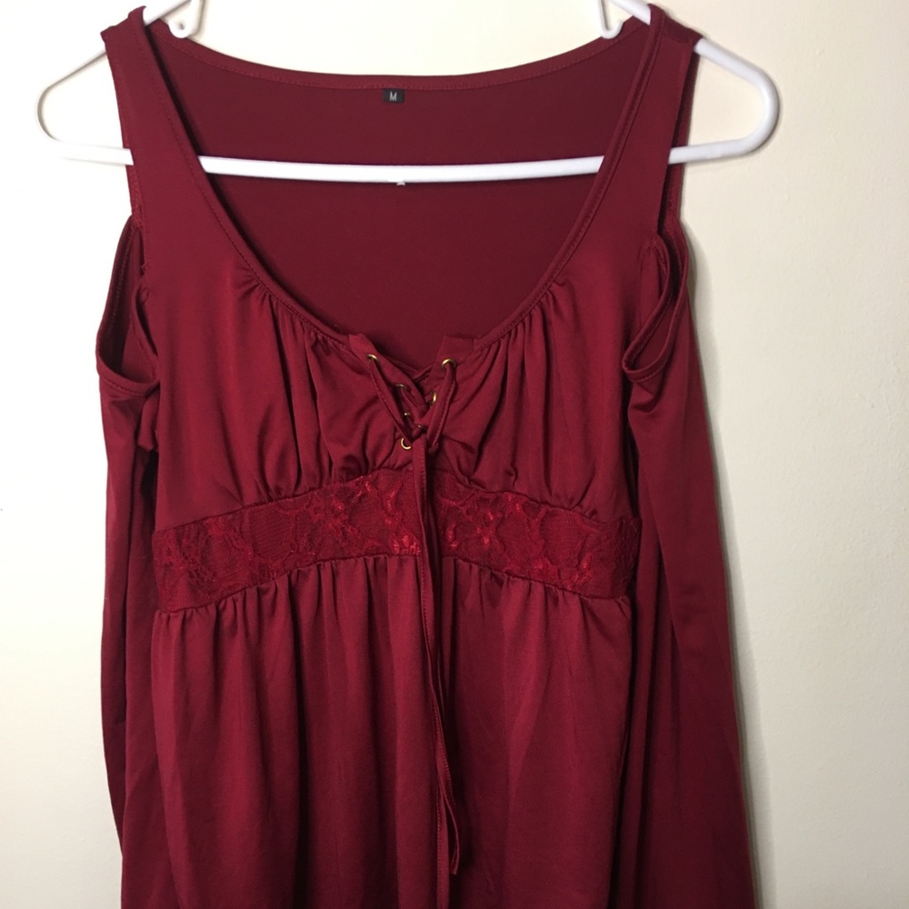 Tank to Dress-up long sleeve shirt.